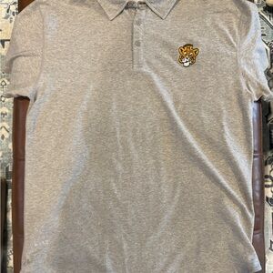 BYLT Basics Light Gray Polo with Mizzou Tigers